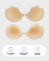 Breathable Silicone Self-Adhesive Invisible Bra (2 Pack)